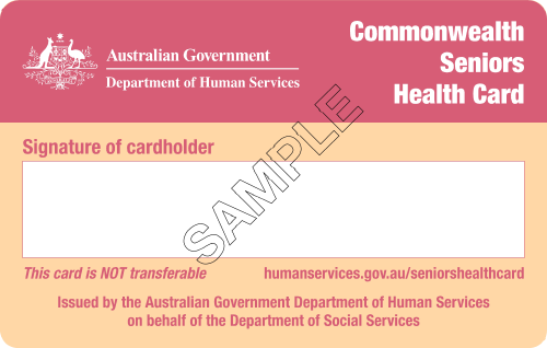 Commonwealth Seniors Healthcard