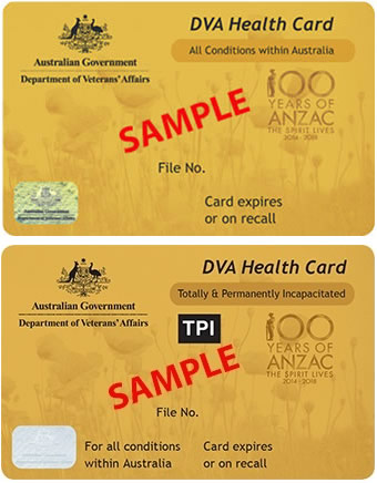 Health care card Gold card